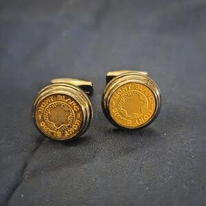 Mont Blanc Classic Gold  Cufflinks